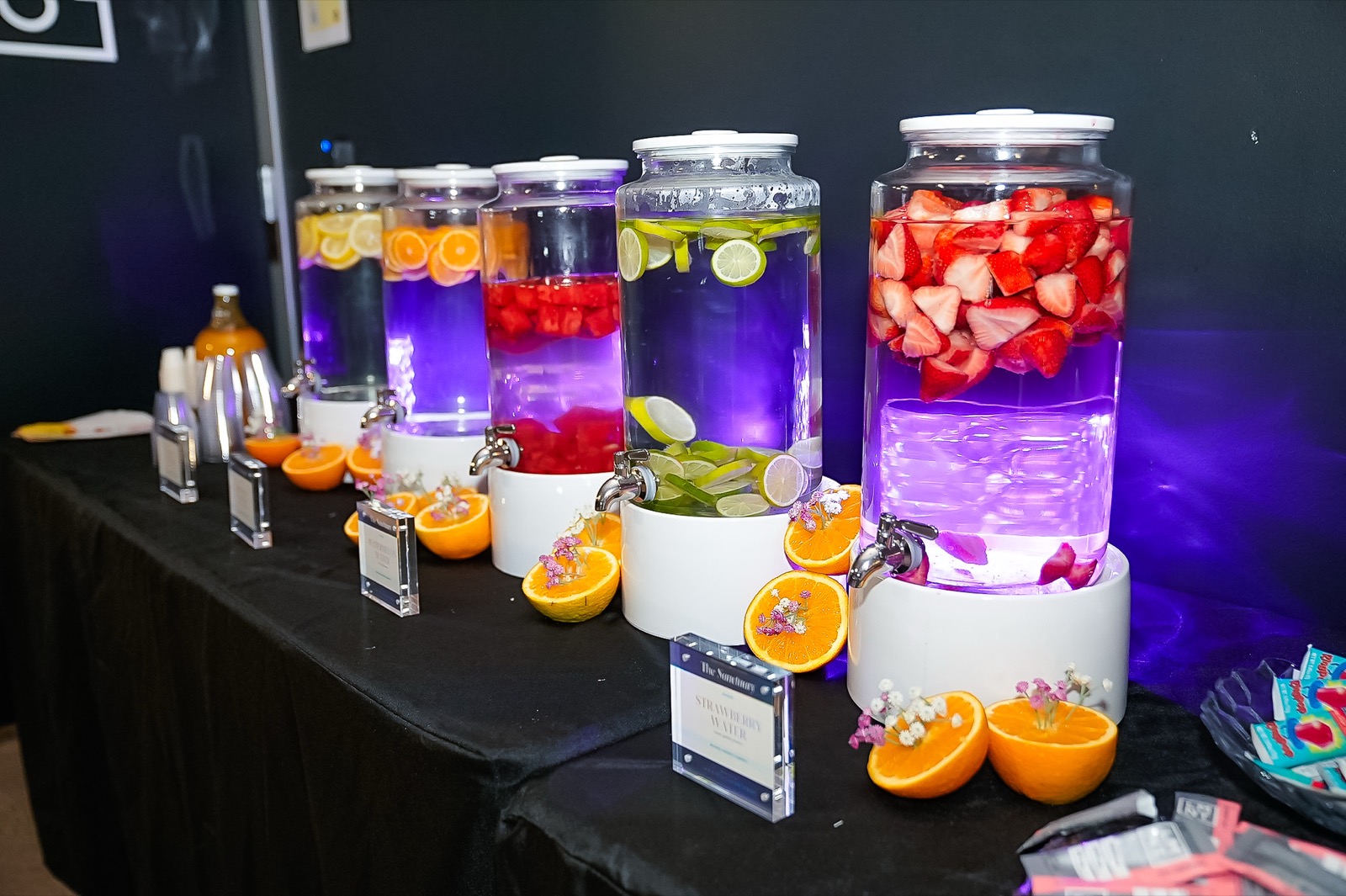 The Sanctuary infused-water station